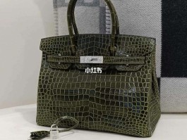 爱马仕birkin30鳄鱼皮(爱马仕birkin30鳄鱼皮绿色)
