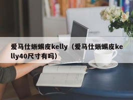 爱马仕蜥蜴皮kelly（爱马仕蜥蜴皮kelly40尺寸有吗）