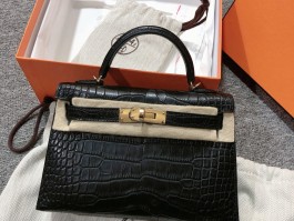 爱马仕birkin20鳄鱼皮(爱马仕鳄鱼皮25黑色金扣birkin)