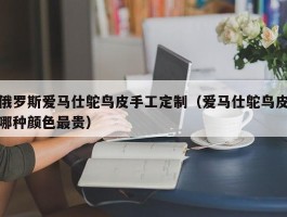 俄罗斯爱马仕鸵鸟皮手工定制（爱马仕鸵鸟皮哪种颜色最贵）