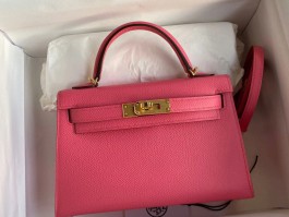 爱马仕凯莉蜥蜴皮红色包包(爱马仕蜥蜴皮 mini kelly)