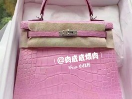 爱马仕粉色鳄鱼皮包包(爱马仕kelly鳄鱼皮包)