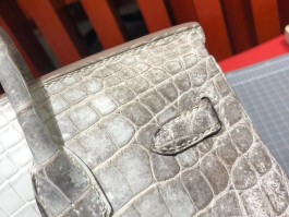 爱马仕鳄鱼皮喜马拉雅铂金包(爱马仕喜马拉雅白鳄鱼皮铂金包)