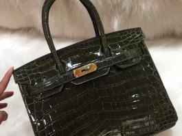 爱马仕铂金鳄鱼皮包(爱马仕鳄鱼皮铂金包图片)