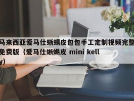 马来西亚爱马仕蜥蜴皮包包手工定制视频完整免费版（爱马仕蜥蜴皮 mini kelly）