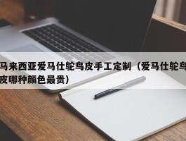 马来西亚爱马仕鸵鸟皮手工定制（爱马仕鸵鸟皮哪种颜色最贵）
