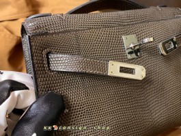 泰国爱马仕蜥蜴皮包包手工定制视频(爱马仕蜥蜴皮 mini kelly)