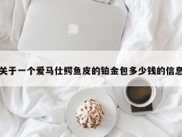 关于一个爱马仕鳄鱼皮的铂金包多少钱的信息