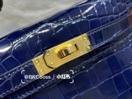 关于爱马仕鳄鱼皮蓝色包多少钱的信息