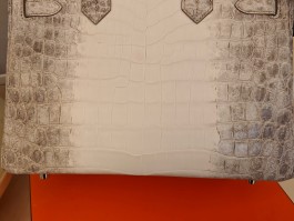 喜马拉雅爱马仕鳄鱼皮限定版(爱马仕喜马拉雅白鳄鱼皮铂金包)
