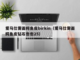 爱马仕雾面鳄鱼皮birkin（爱马仕雾面鳄鱼皮钻石包包25）