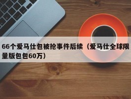 66个爱马仕包被抢事件后续（爱马仕全球限量版包包60万）